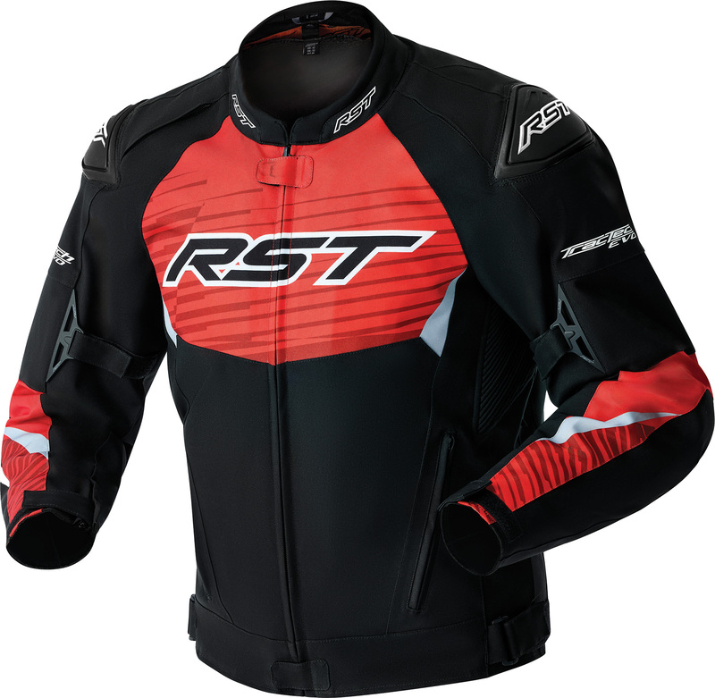 Chaqueta Textil RST Tractech D3o - Negro/Rojo