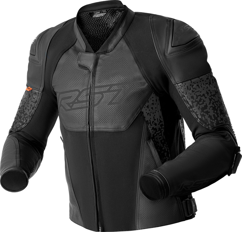 Chaqueta de Piel RST Pro Series Supersport-K D3o - Negro