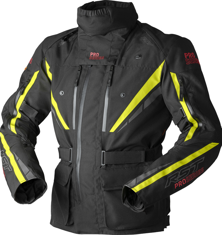 Chaqueta Textil RST Pro Series Paragon D3o - Negro/Amarillo Neón