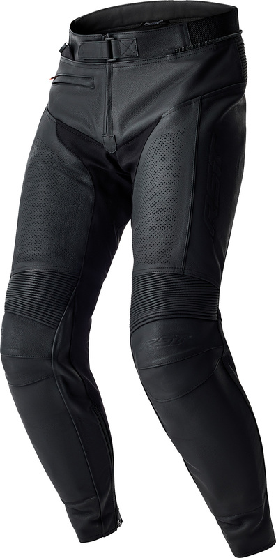 [103611BLK-38] Pantalón de Piel RST T2 D3o Pernera Corta - Negro (38)