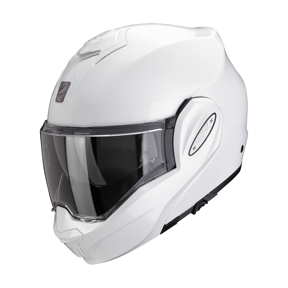 Casco Scorpion Exo-Tech Evo Pro Liso Perla Blanco