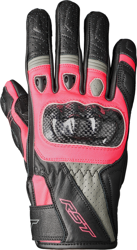 [102097PNK-07] Guantes Mujer RST Stunt 3 CE - Bianco