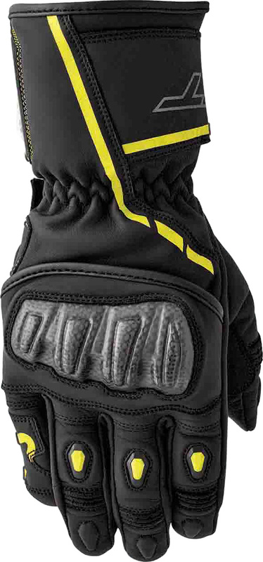 [103650F.YEL-10] Guantes RST S1 - Negro/Amarillo Neón (10)