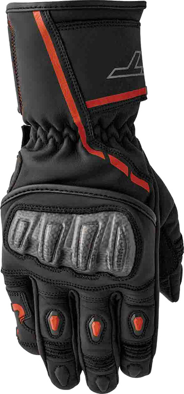 Guantes RST S1 - Negro/Rojo Neón