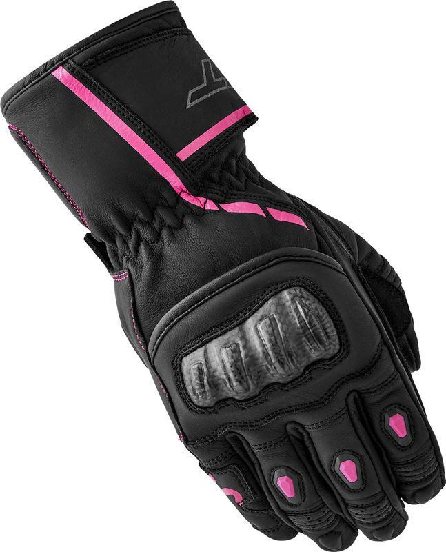 [103653PNK-08] Guantes RST S1 Mujer - Negro/Rosa