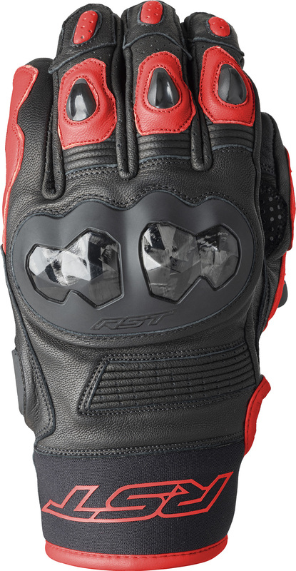[103668RED-08] Guantes RST Freestyle 3 D3o - Negro/Rojo