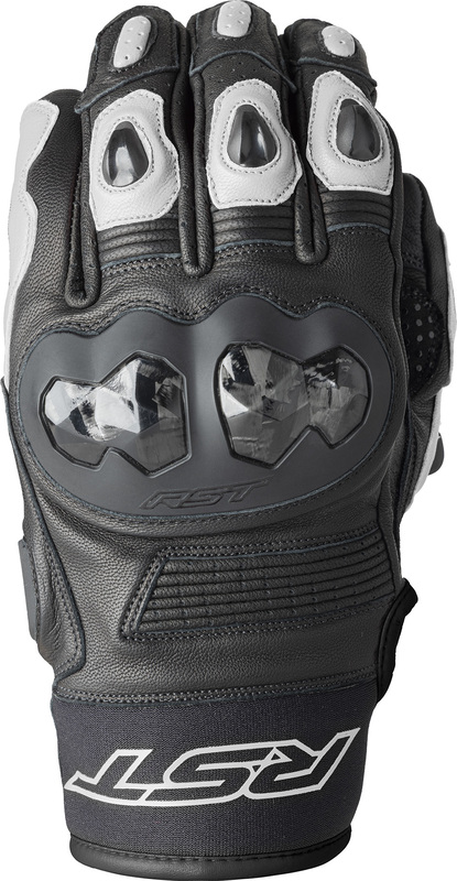 [103668WHI-07] Guantes RST Freestyle 3 D3o - Negro/Blanco