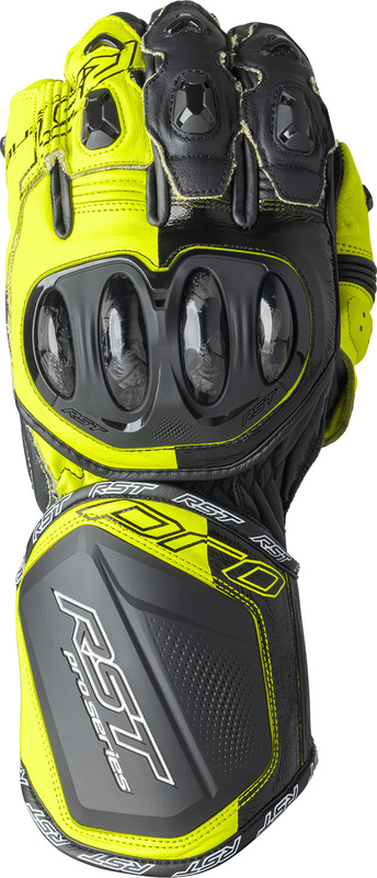 Guantes RST Pro Series GP D3o - Negro/Amarillo Neón