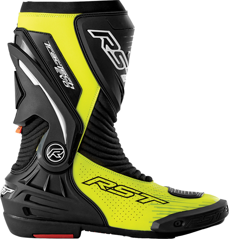Botas RST Tractech EVO D3o - Negro/Amarillo Fluo