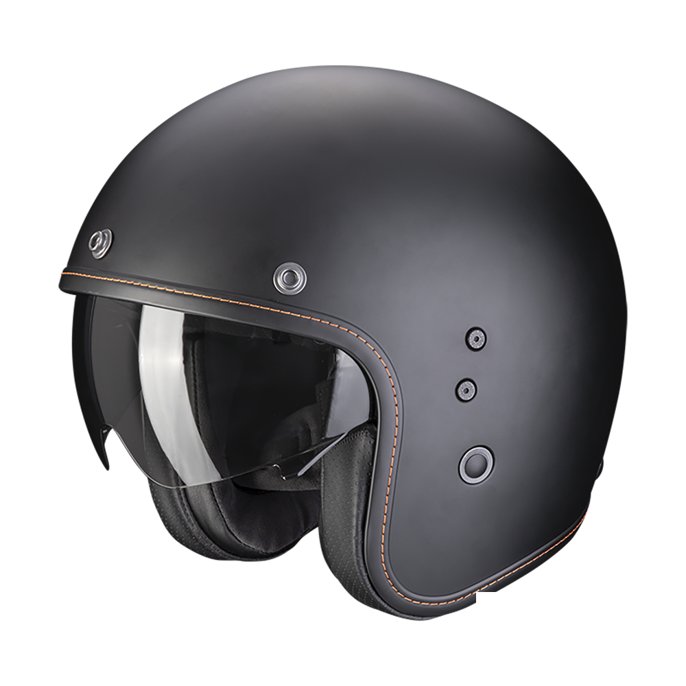 Casco Scorpion Belfast Evo Liso Negro Mate