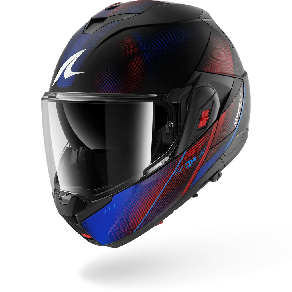 Casco Modular Shark Oxo Speed-Tech Mat KBR