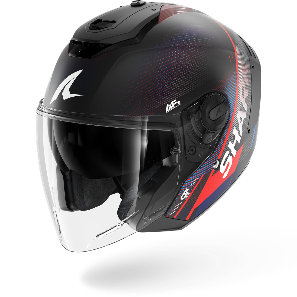Casco Jet Shark Rs Jet Carbon Speed-Tech Mat DBR
