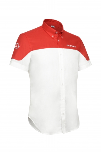 Camisa Acerbis Team Blanco/Rojo