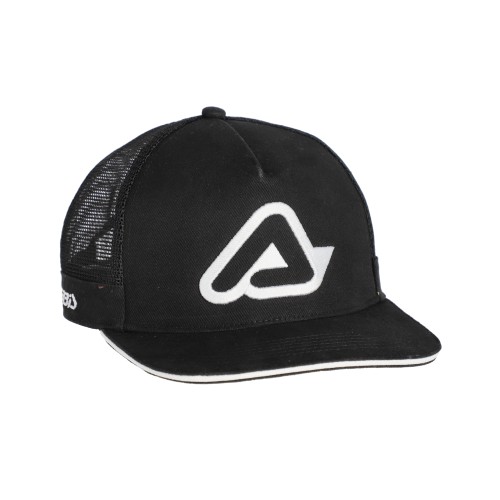 Gorra Acerbis C Logo Negro/Blanco