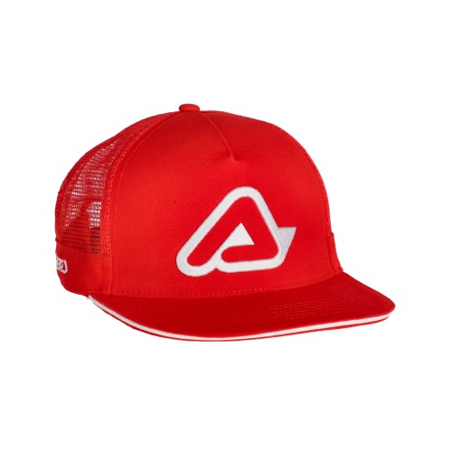 [0024612.343] Gorra Acerbis C Logo Rojo/Blanco