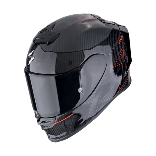 Casco Scorpion Exo-R1 Evo Carbon Air Cynergy Negro-Rojo