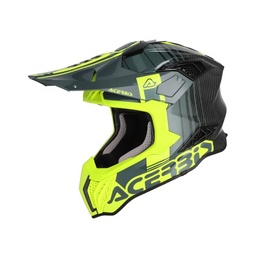 Casco Acerbis Airstrike-C Negro/Fluo Amarillo