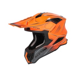 Casco Acerbis Airstrike-X Naranja/Gris