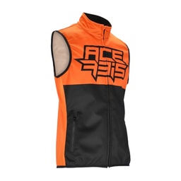 Chaleco Acerbis Softshell Linear Negro/Naranja