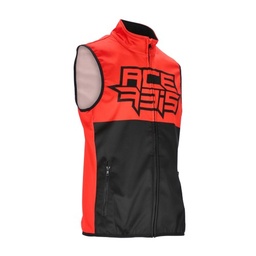Chaleco Acerbis Softshell Linear Negro/Rojo