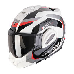 Casco Scorpion Exo-Tech Evo Pro Acuti Gris-Negro-Rojo