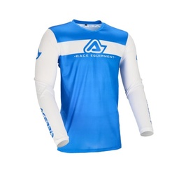 Camiseta Acerbis Mx J-Track Inc. 2.0 Blanco/Azul