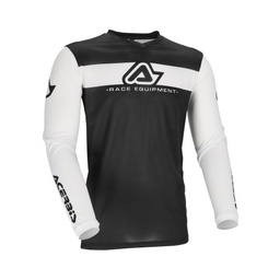 Camiseta Acerbis Mx J-Track Inc. 2.0 Blanco/Negro