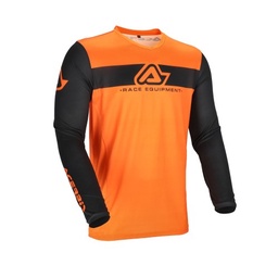 Camiseta Acerbis Mx J-Track Inc. 2.0 Negro/Naranja
