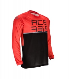 Camiseta Acerbis Mtb Razorcrest Negro/Rojo