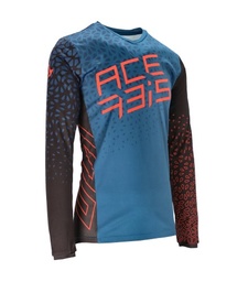 Camiseta Acerbis Mtb Winterfell Azul/Negro