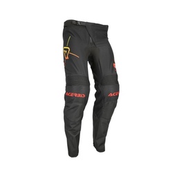 Pantalones Acerbis Mx Track Inc. Negro/Amarillo