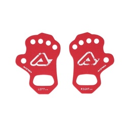 Guantes Acerbis Debajo Del Palmino Rojo/Blanco