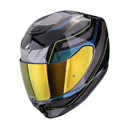Casco Scorpion Exo-391 Leo Negro-Azul