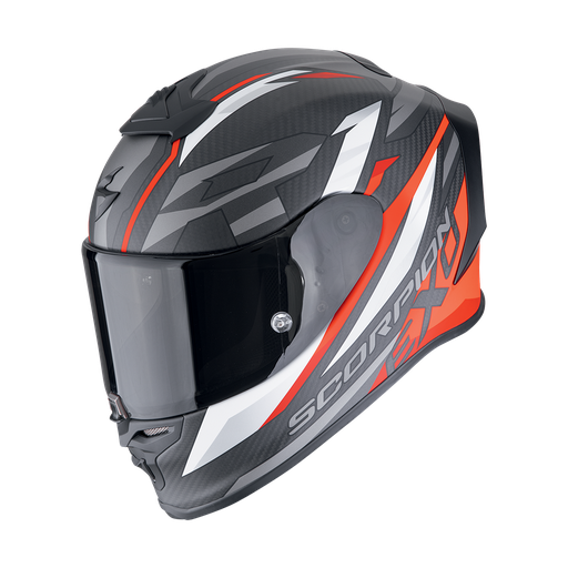 Casco Scorpion Exo-R1 Evo Carbon Air Runner Mate Negro-Rojo