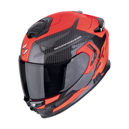 Casco Scorpion Exo-Gt Sp Air Flex Negro Rojo Neón