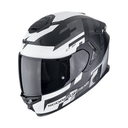 Casco Scorpion Exo-Gt Sp Air Tornado Mate Negro Plata