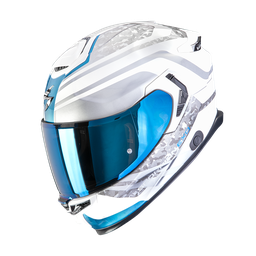 Casco Scorpion Exo-Gt Sp Air Arten Blanco Azul