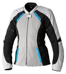 Chaqueta Textil Perforada (Mujer) Rst Ava Mesh Ce Azul, Talla 8/Xs