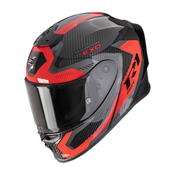 Casco Scorpion Exo-R1 Evo Carbon Air Propel Negro-Rojo