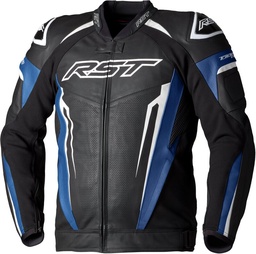 Chaqueta De Cuero Rst Tractech Evo 5 Ce Hombre - Azul / Negro / Blanco