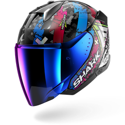 Casco Jet Shark Skwal I3 Jet Hellcat KUB