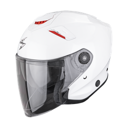 Casco Scorpion Exo-Gt Jet Liso Perla Blanco
