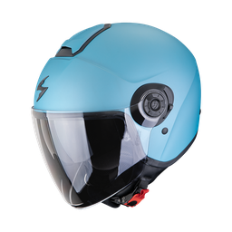Casco Scorpion Exo-City II Liso Mate Azul Celestial