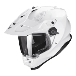 Casco Scorpion Adf-9000 Air Liso Perla Blanco
