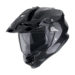 Casco Scorpion Adf-9000 Carbon Air Liso Negro