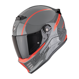 Casco Scorpion Covert Fx Danko Gris-Rojo