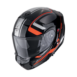 Casco Scorpion Exo-930 Evo Ardens Metálico Negro-Rojo
