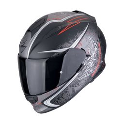Casco Scorpion Exo-491 Run Mate Negro Rojo