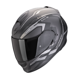 Casco Scorpion Exo-491 Kripta Mate Negro Plata