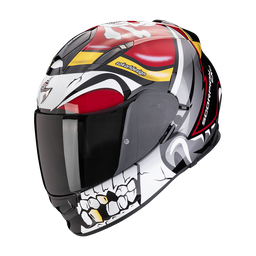 Casco Scorpion Exo-491 Pirate Rojo